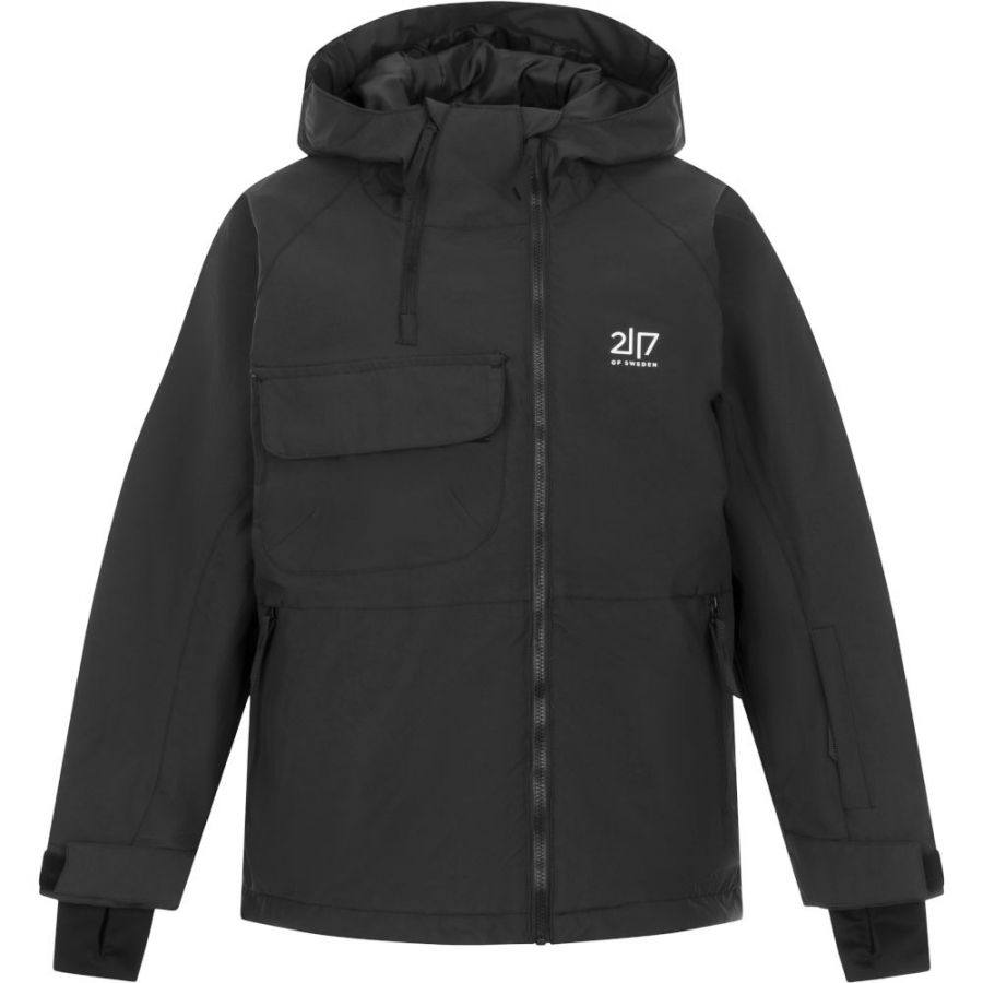 2117 of Sweden Kidden Skijacke/Skihose Set, Junior, schwarz