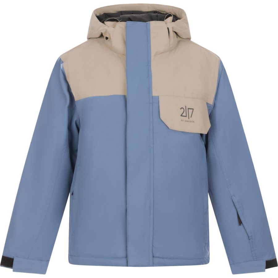 2117 of Sweden Misan Skijacke/Skihose Set, Junior, Blau/Beige