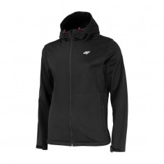 4F Adam, Softshelljacke, Herren, schwarz