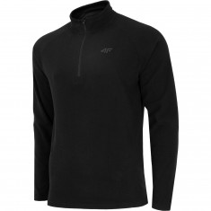 4F mid layer, 1/4 zip, Herren, schwarz