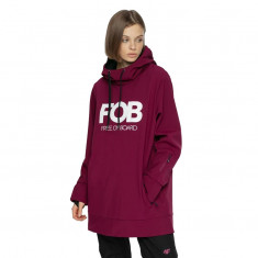 4F Sophie, Softshell-Hoodie, Damen, bordeaux