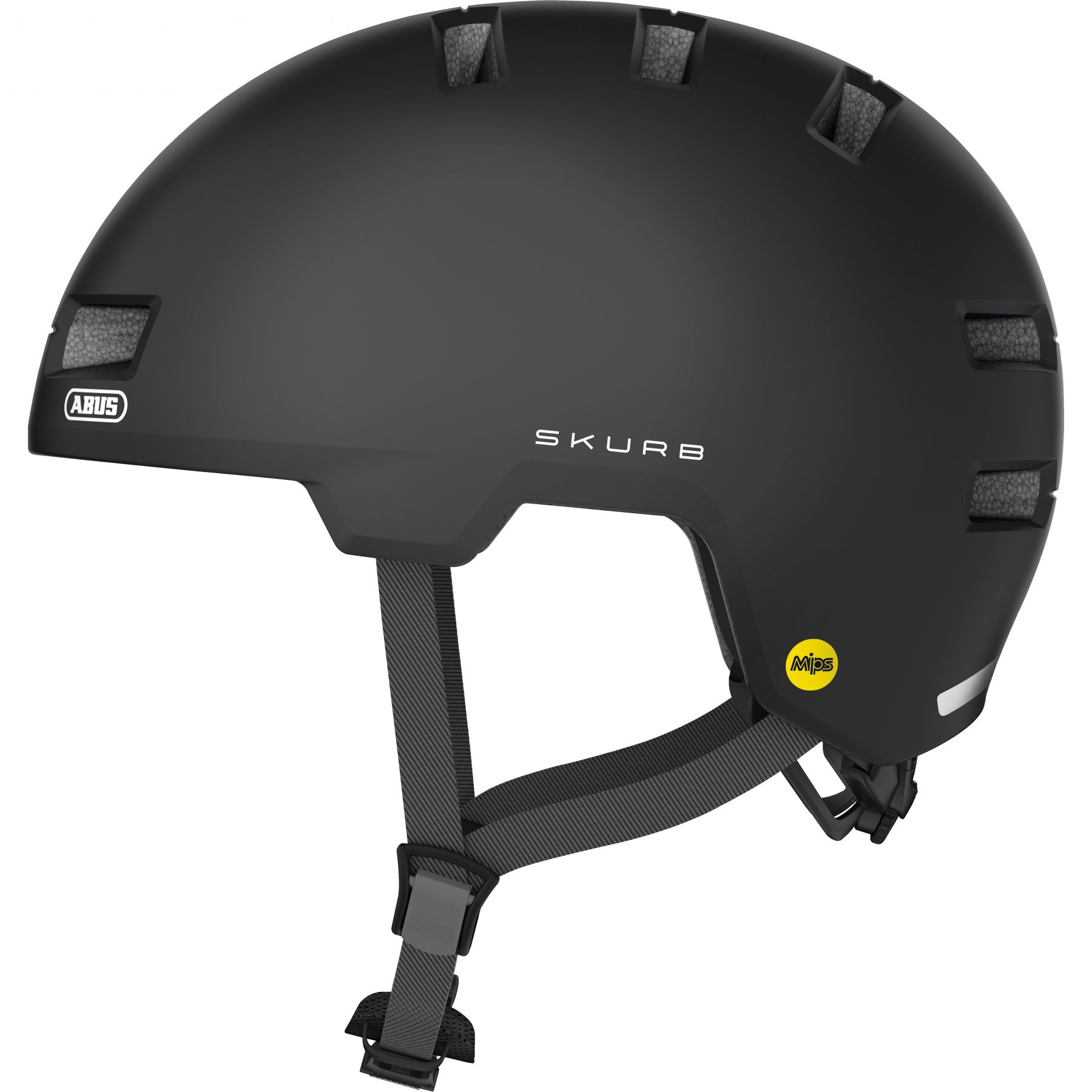 Abus Skurb MIPS, Fahrradhelm, matt schwarz