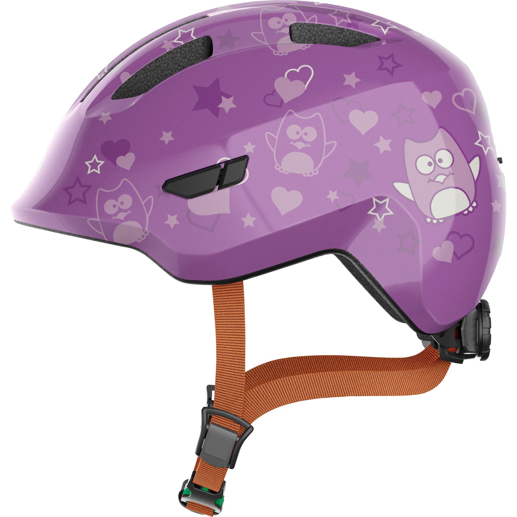 ABUS Kinder-Freizeithelm Smiley 30 purple star shiny