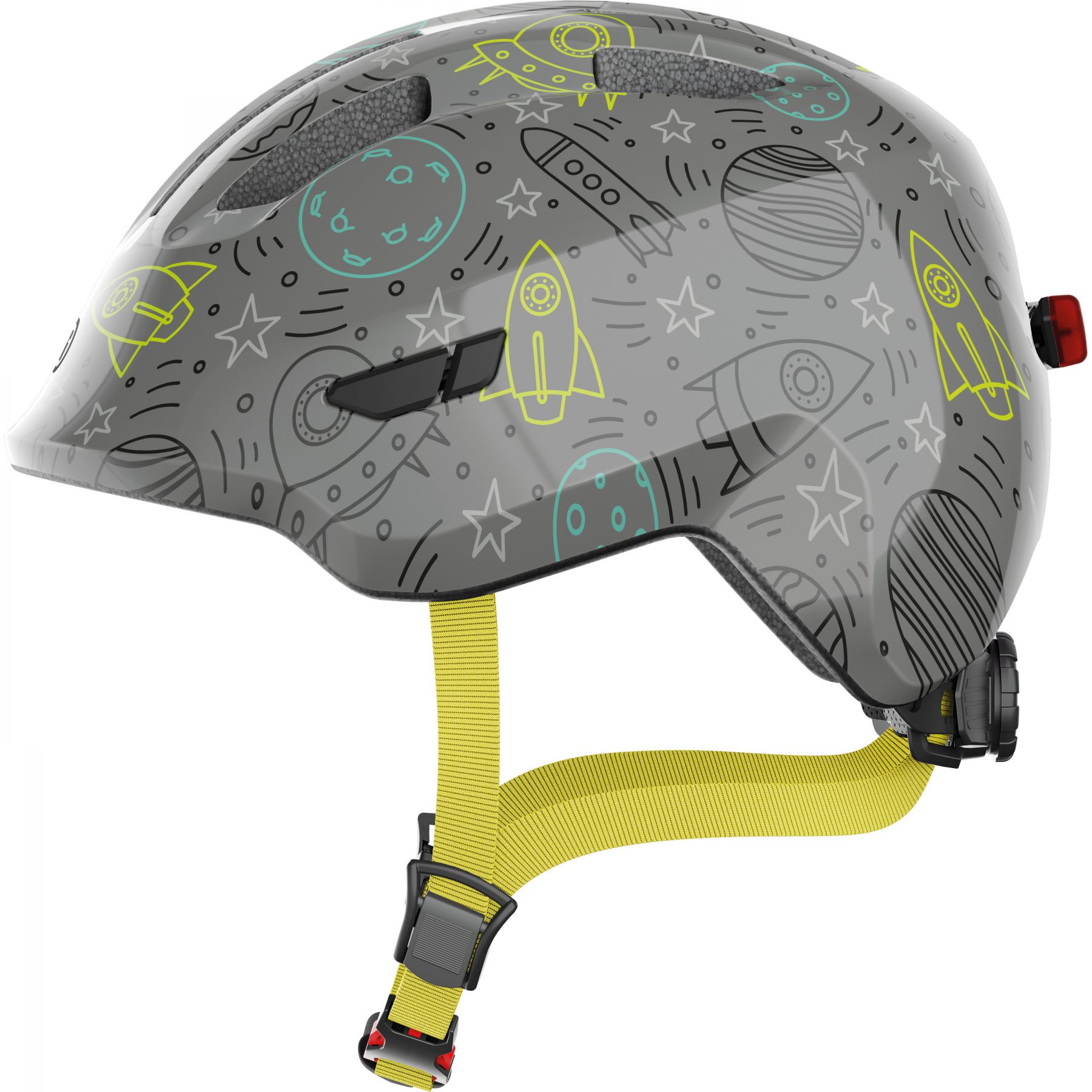 ABUS Kinder-Freizeithelm Smiley 30 LED grey space