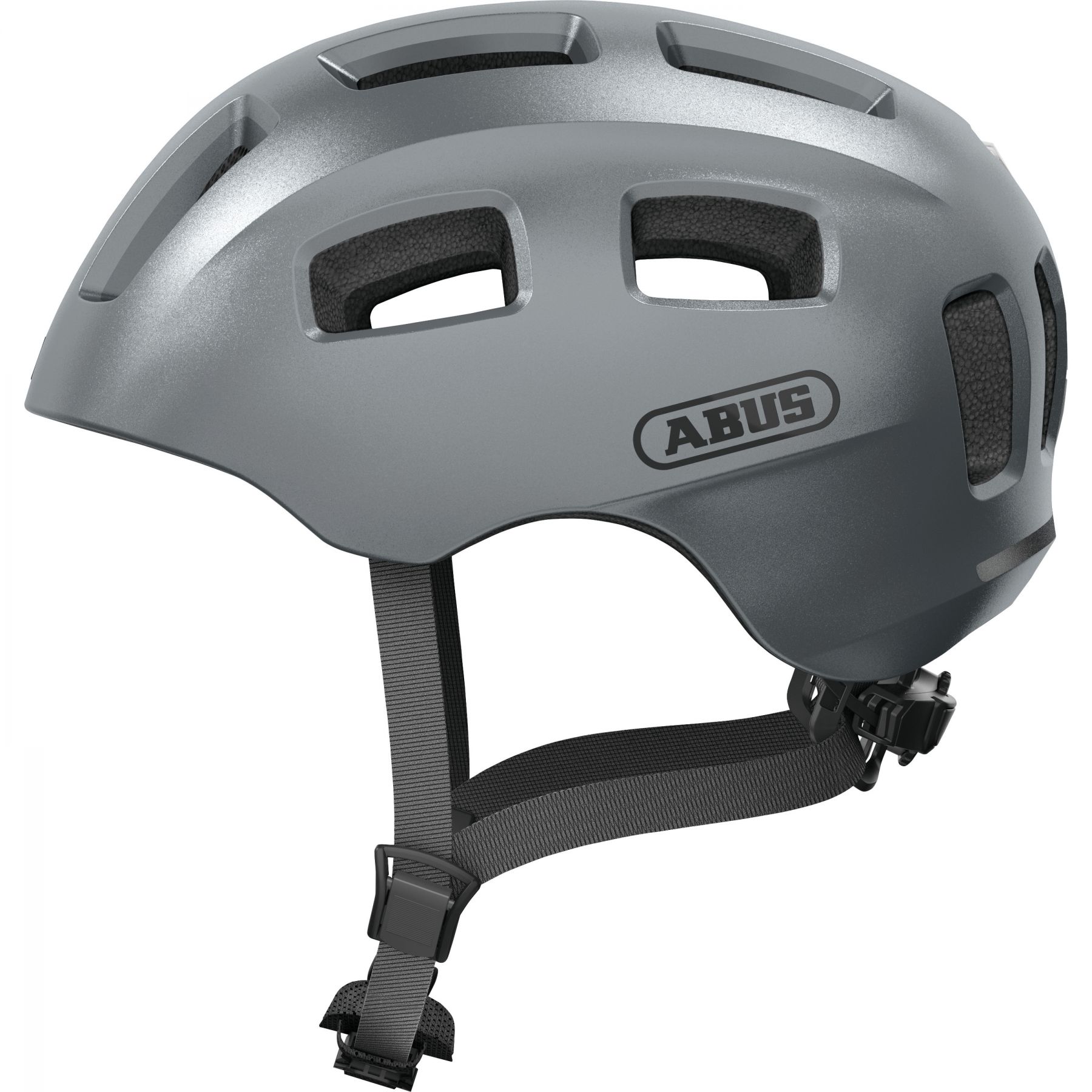 ABUS Youn-I 2.0, Fahrradhelm, Silber