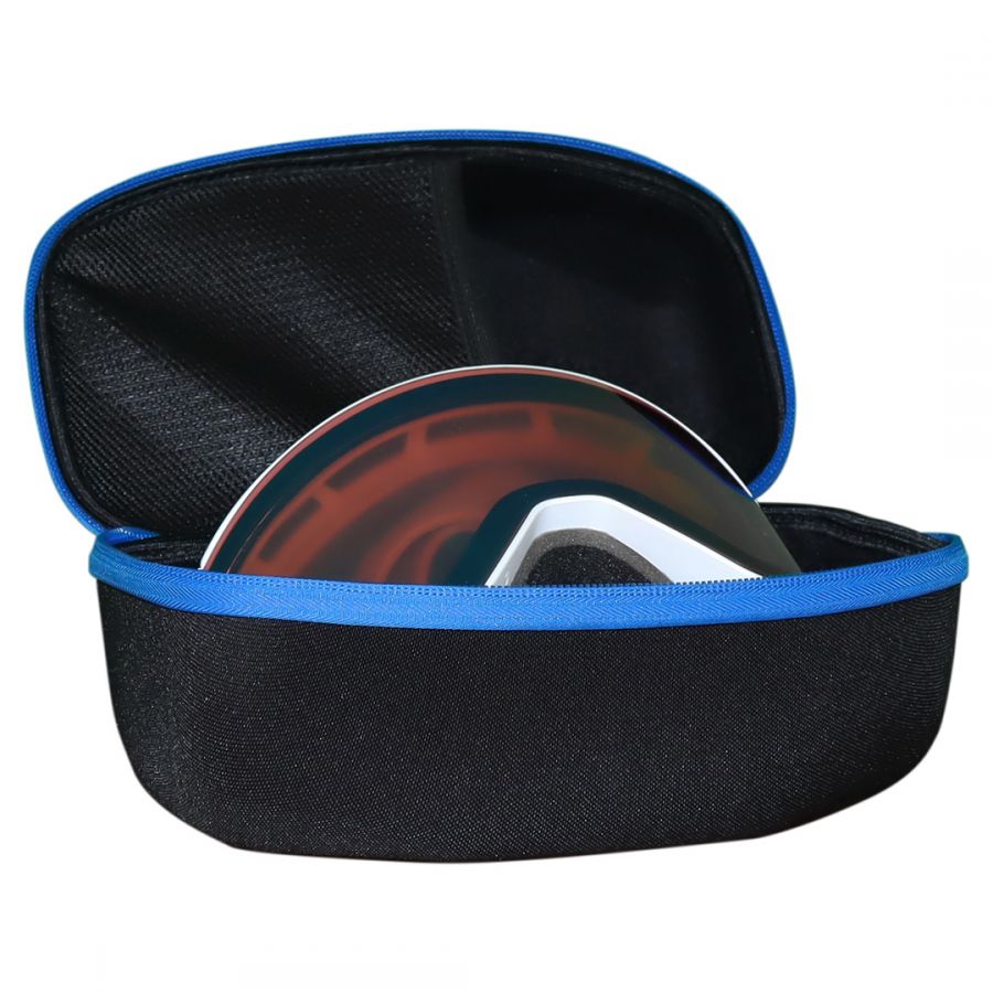 Helios Spark Magnet, Junior, schwarz/blau + Accezzi Avoriaz Goggle Case