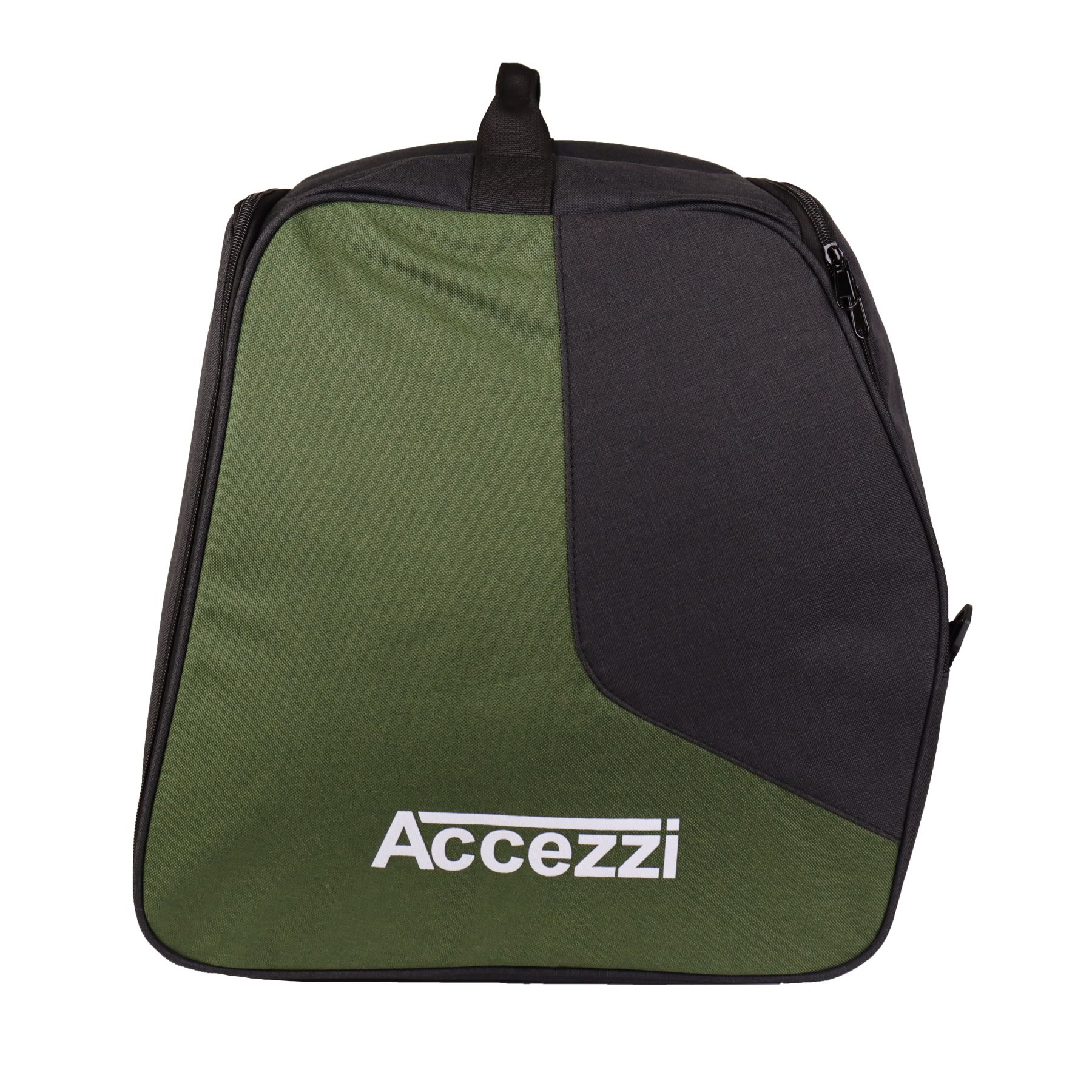 Accezzi schuh- und helmtasche, dunkelgrün