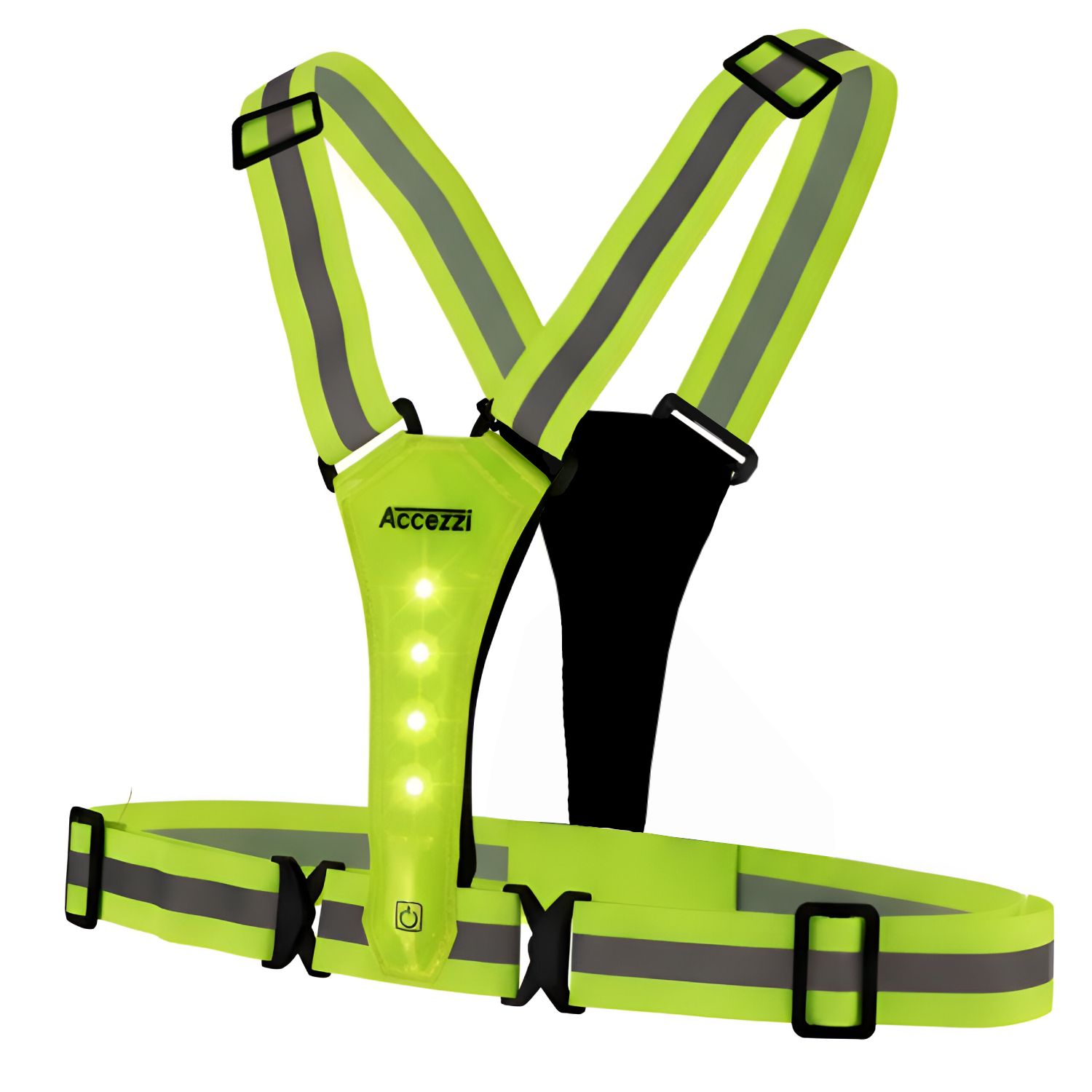Accezzi LED-Warnweste, grün