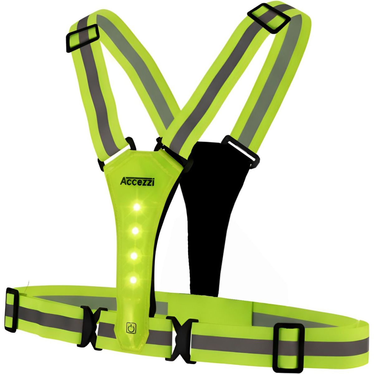 Accezzi LED chaleco reflectante, verde