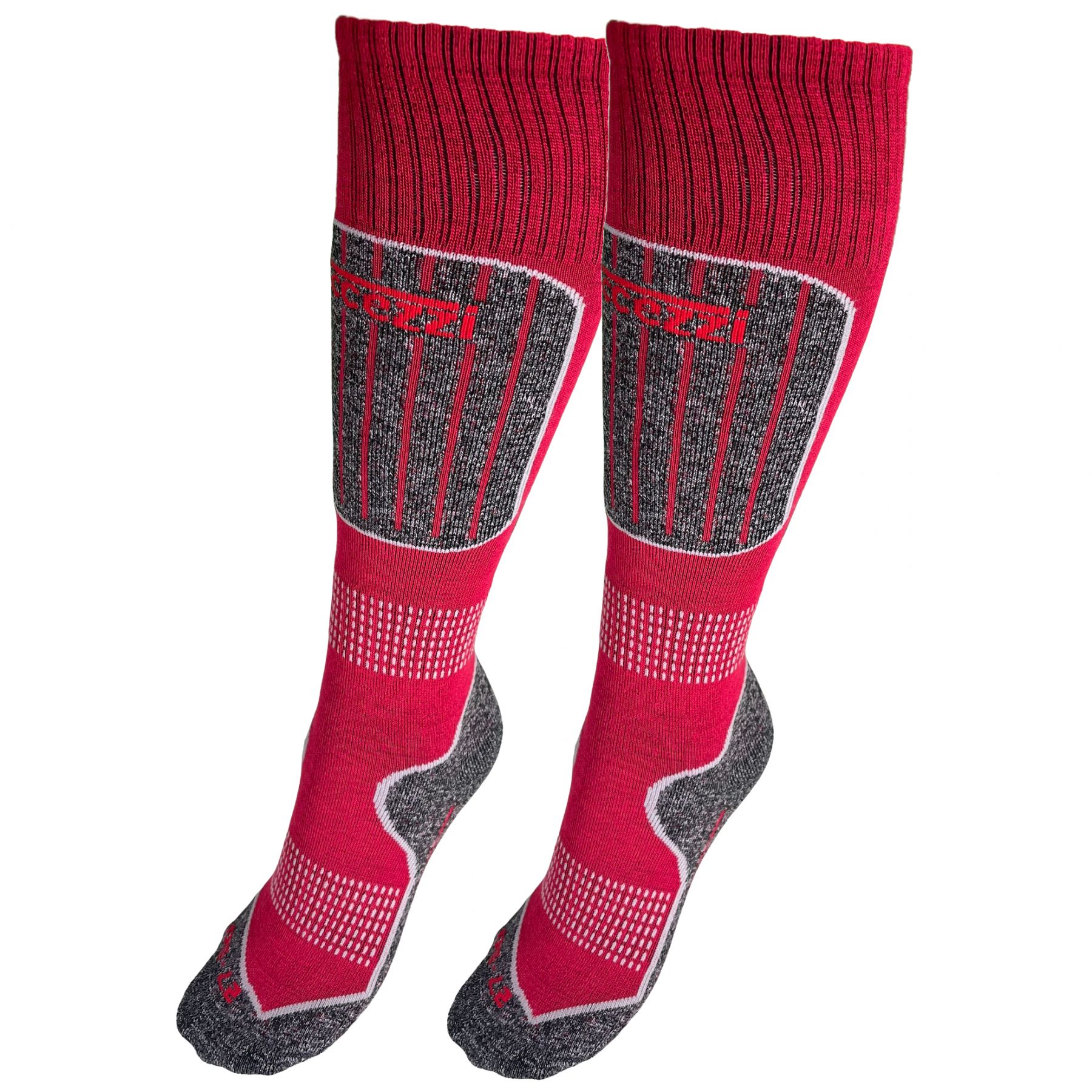 Accezzi Merino 20, Skisocken, 2 Paar, Junior, rot