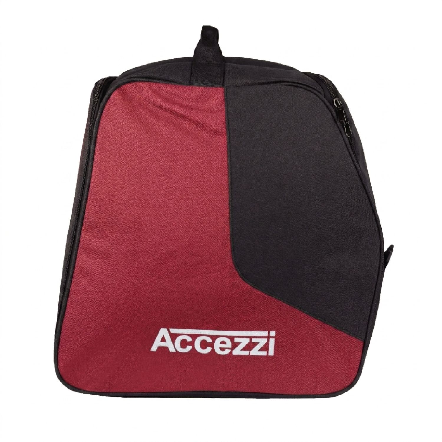 Accezzi Schuh- und Helmtasche, schwarz/rot