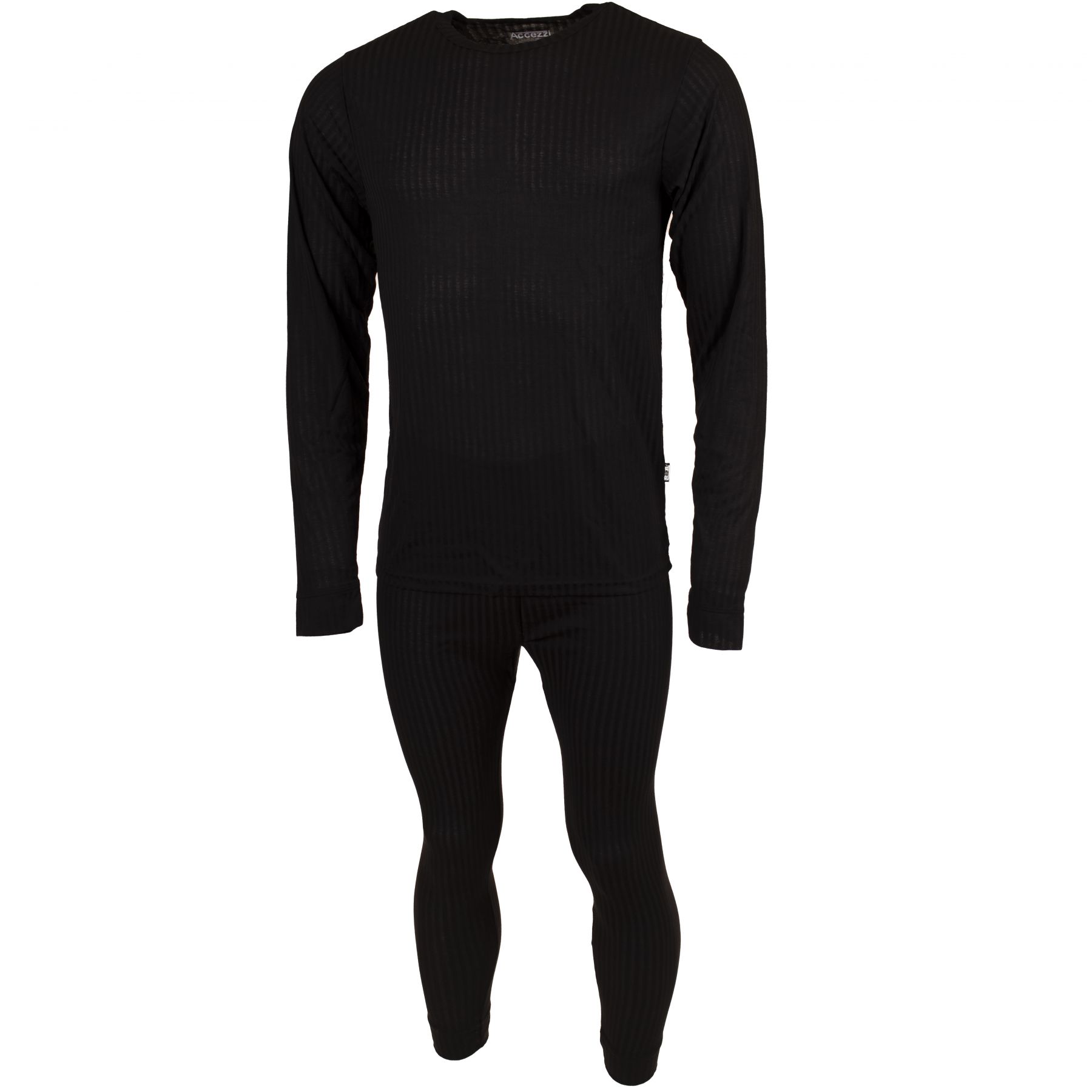 Accezzi Skiunterwäsche, Herren, schwarz, 2 Sets