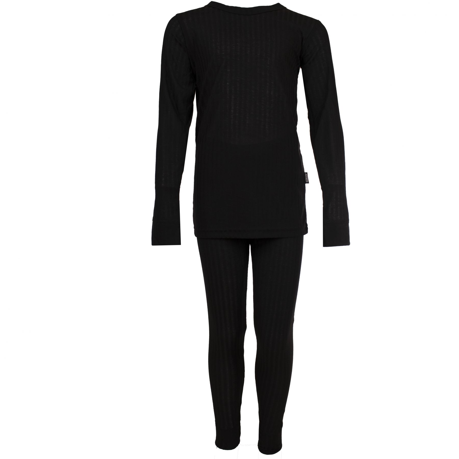 Accezzi Skiunterwäsche, Junior, schwarz, 2 Sets