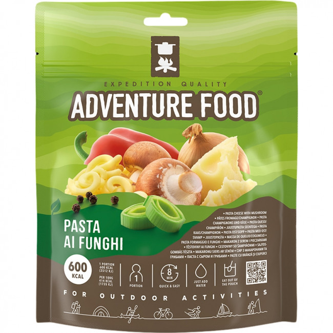 Adventure Food Pasta ai Funghi, comida liofilizada