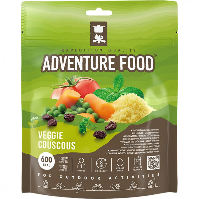Adventure Food Veggie Couscous, comida liofilizada