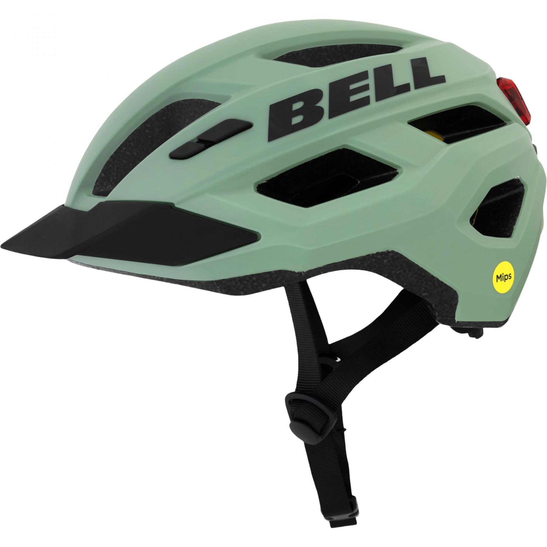 Bell Kick LED Mips, Fahrradhelm, grün