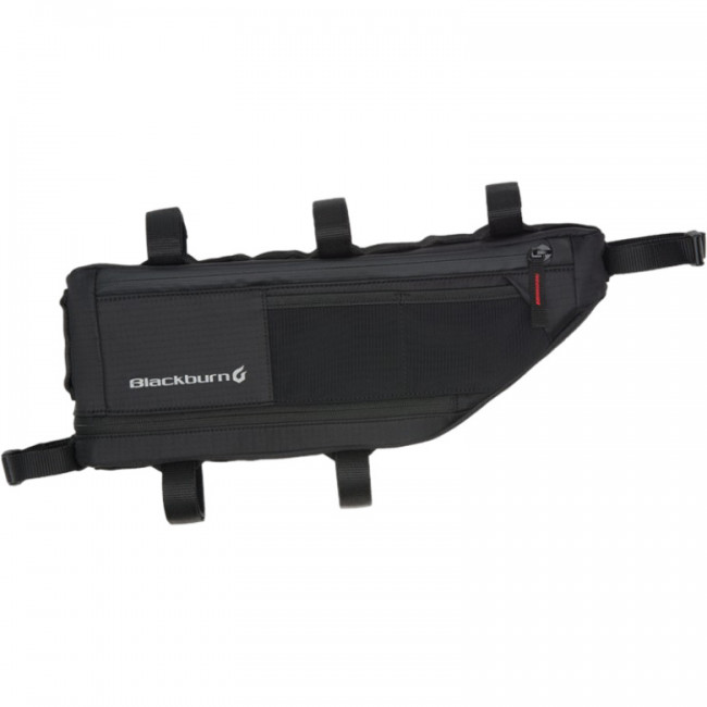 Erweiterbare Rahmen Tasche 43 58L Schwarz Wasserdicht für Fahrrad