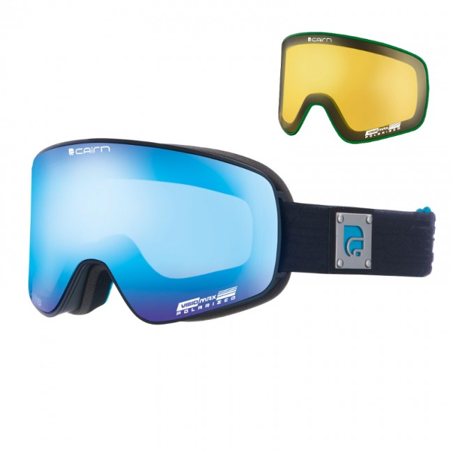 Cairn Polaris, Polarized, Skibrille, mat black