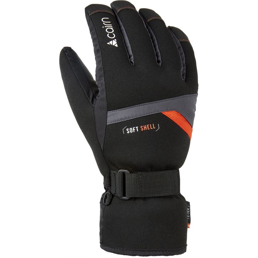 Cairn Styl 2 C-Tex, Skihandschuhe, Herren, Graphit-scharlachrot