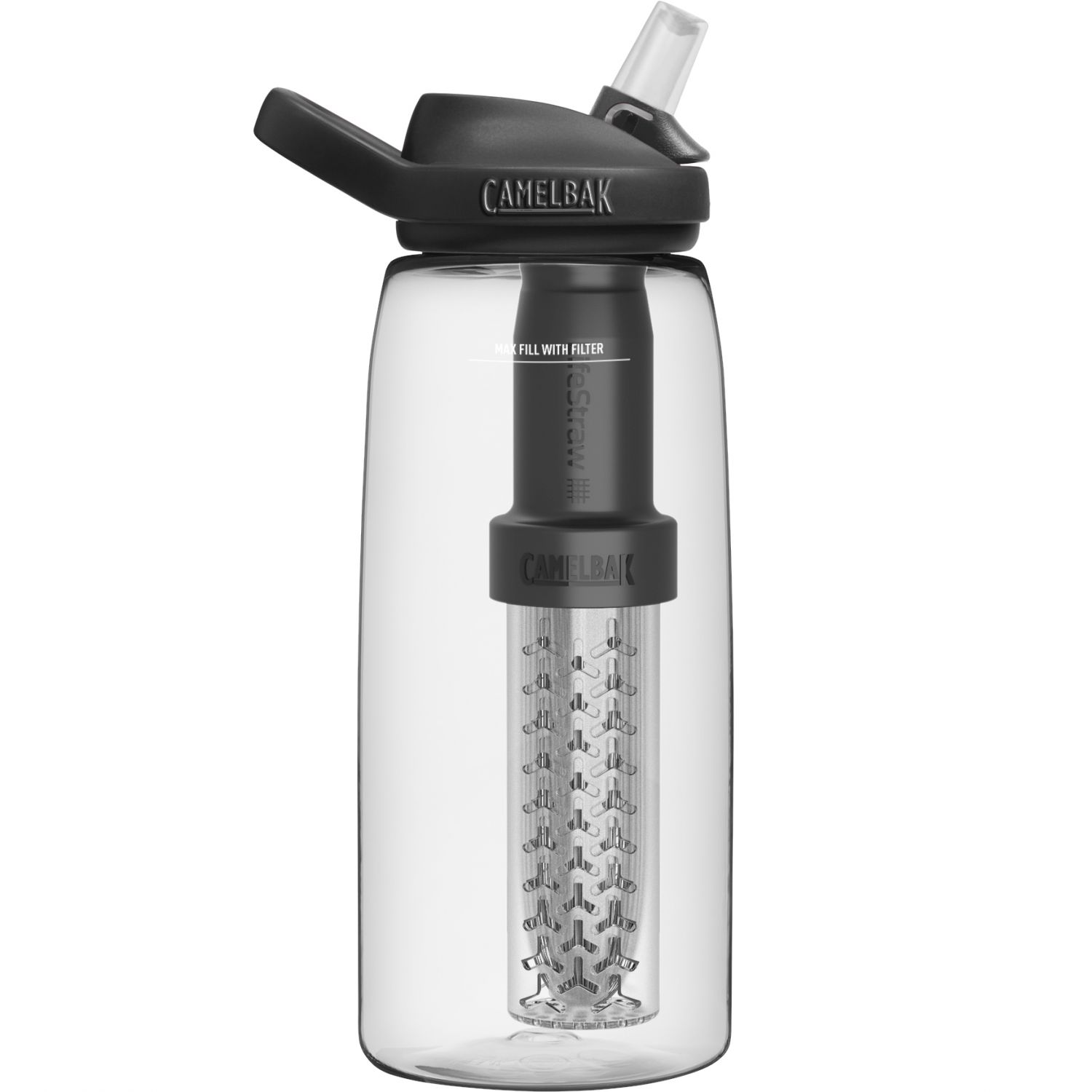 Camelbak Eddy+ Lifestraw 1L, Flasche, Klar
