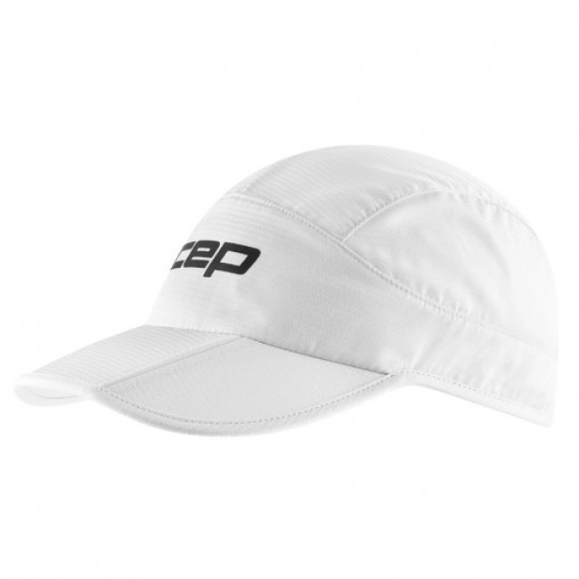 CEP Core Run Foldable Cap, Laufkappe, weiß