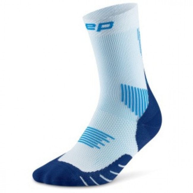 CEP Core Run Socks Mid Cut 5.0, Laufsocken, Damen, hellblau