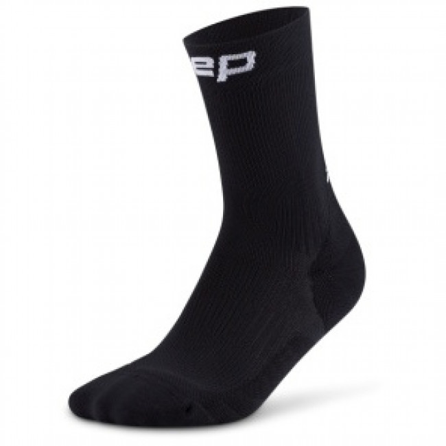 CEP Core Run Socks Mid Cut 5.0, Laufsocken, Damen, schwarz
