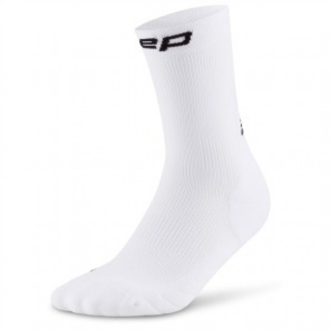 CEP Core Run Socks Mid Cut 5.0, Laufsocken, Damen, weiß