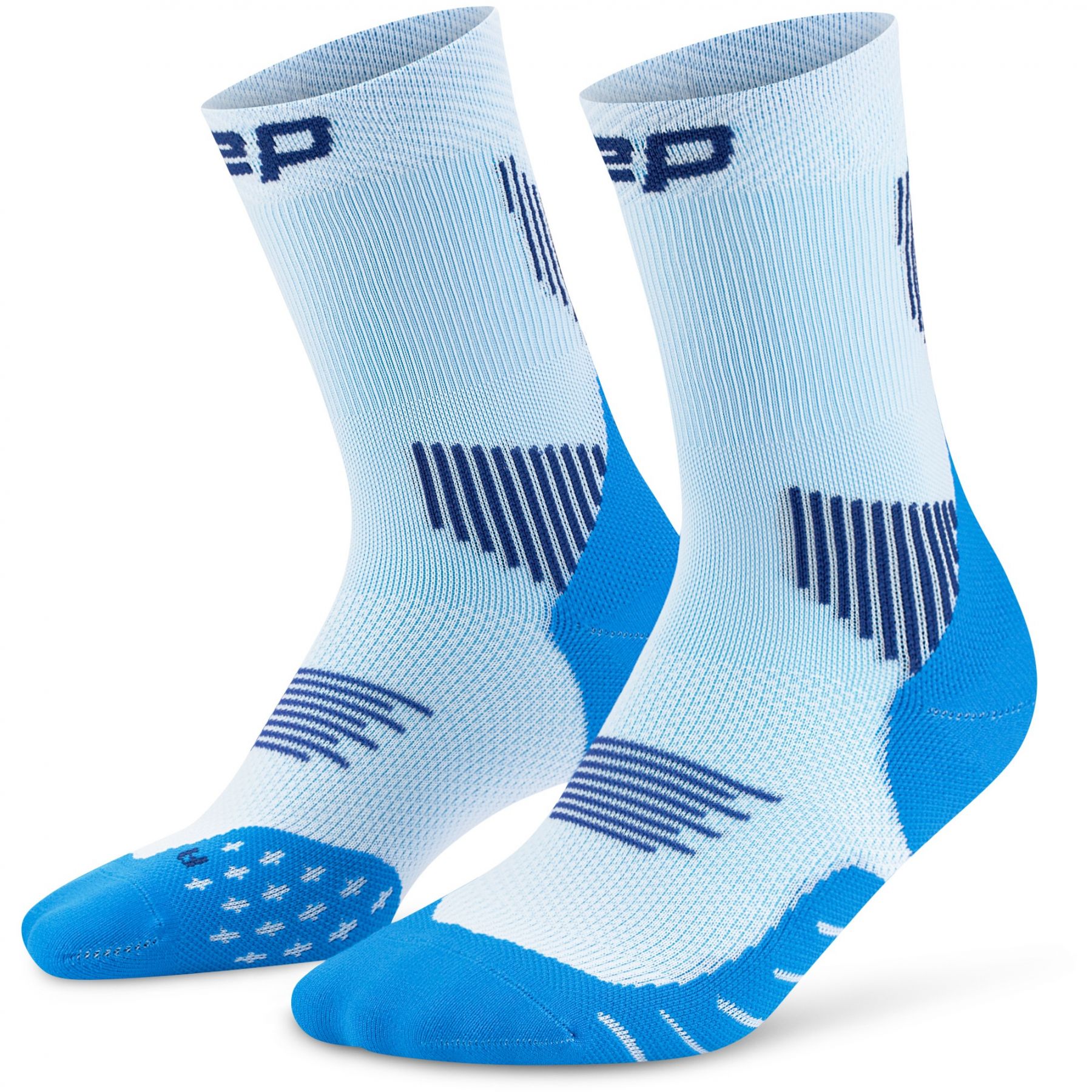 CEP Core Run Socks Mid Cut 5.0, Laufstrümpfe, Damen, blau
