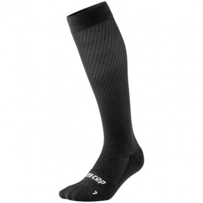 CEP Flight Socks Tall, Laufsocken, Damen, schwarz