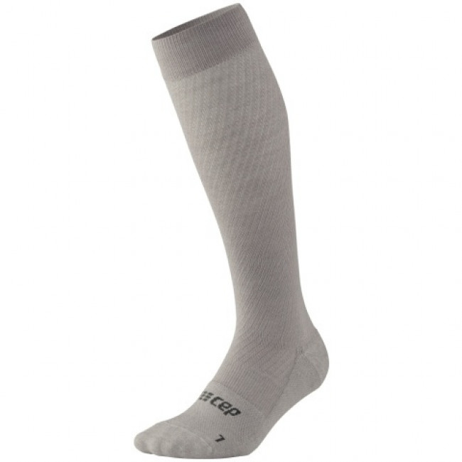 CEP Flight Socks Tall, Laufsocken, Herren, hellgrau