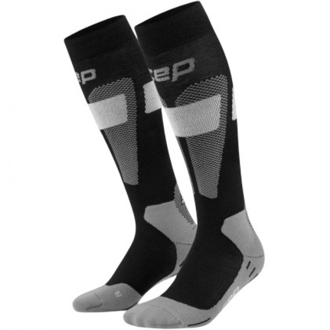 CEP Ski Merino Socks Tall 3.0, Skisocken, Damen, grau