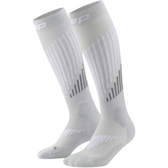 CEP Ski Touring Merino Socks Tall 3.0, Skisocken, Damen, hellgrau