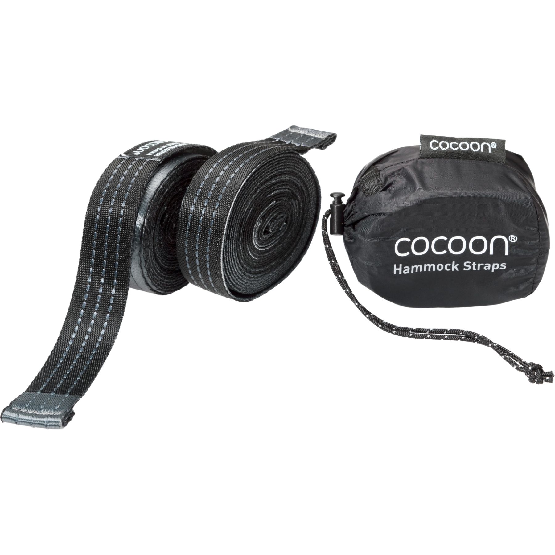 Cocoon Hammock Straps, 303 cm, Gurte, schwarz/grau