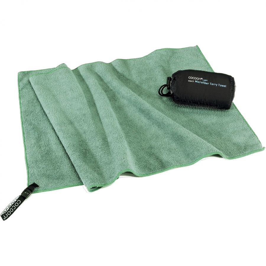 Cocoon Terry Towel Light, Microfaser Handtuch, bambusgrün