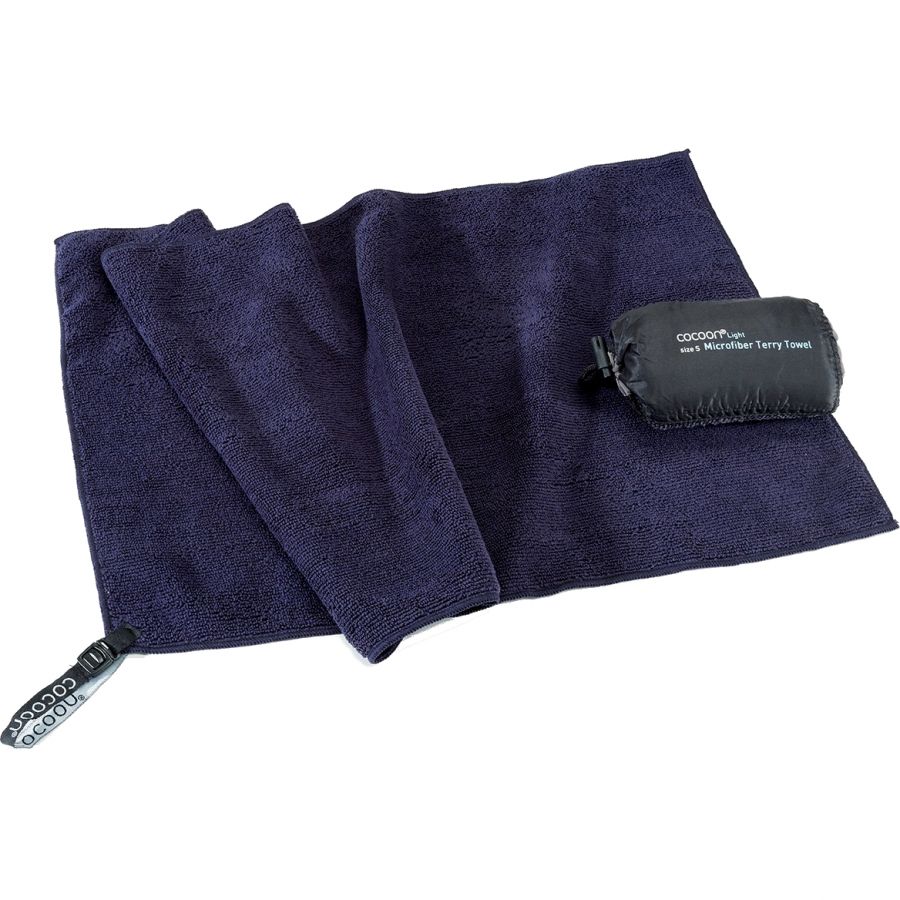 Cocoon Terry Towel Light, Mikrofaser Handtuch, delfinblau