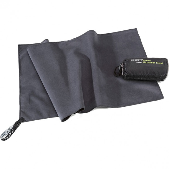 Cocoon Towel Ultralight, Mikrofaser Handtuch, manatee grau