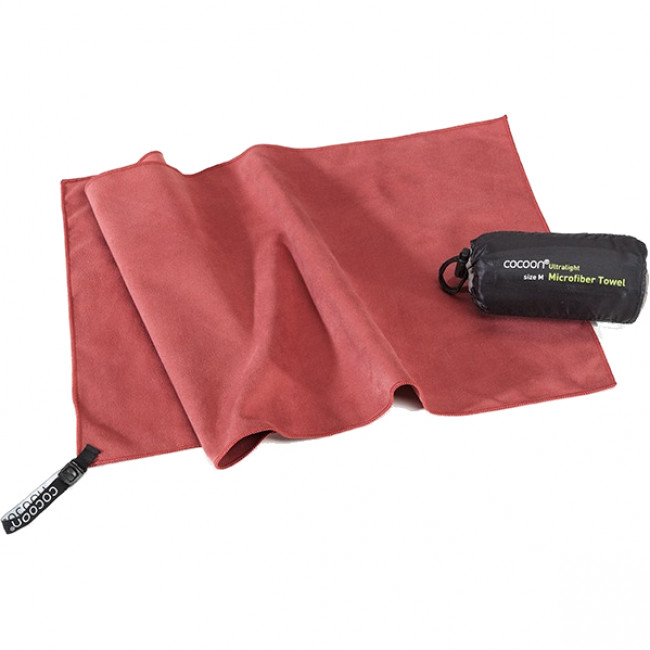 Cocoon Towel Ultralight, Mikrofaser Handtuch, marsala rot