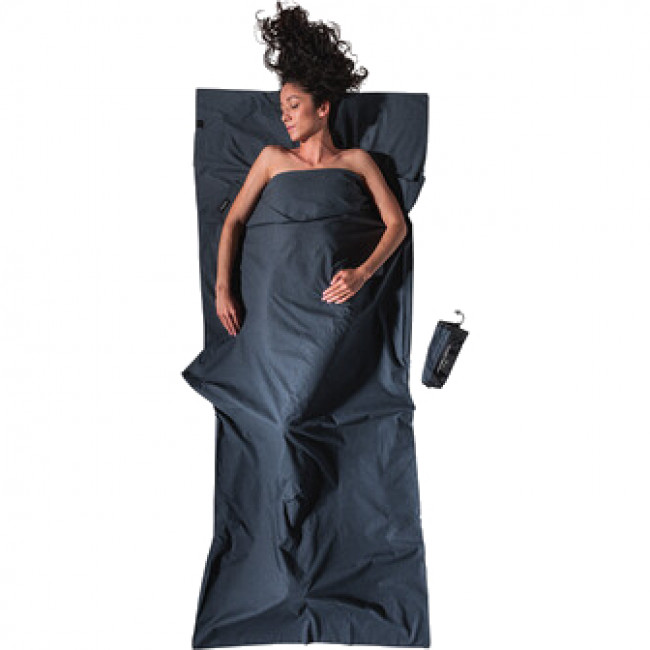 Cocoon Ds - Cocoon Leicht-ReiseschlafsackRechteck 220 x 90cm 100 % Baumwolleheather grey (CT38-O)