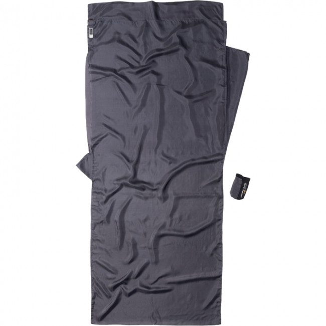COCOON Reiseschlafsack Travelsheet Silk Insect 14,5x6,5cm 160g grau