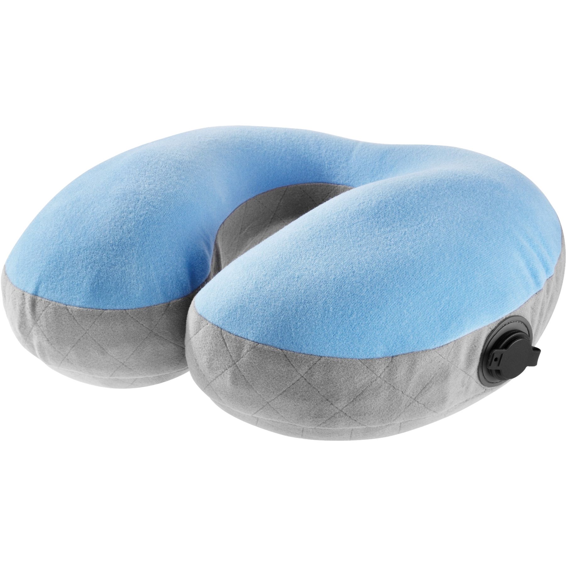 Cocoon U-shaped Neck Pillow, Kissen, hellblau/grau