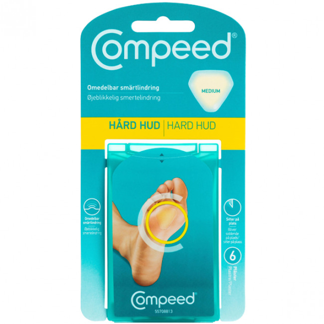 Compeed Hard hud 6 stk