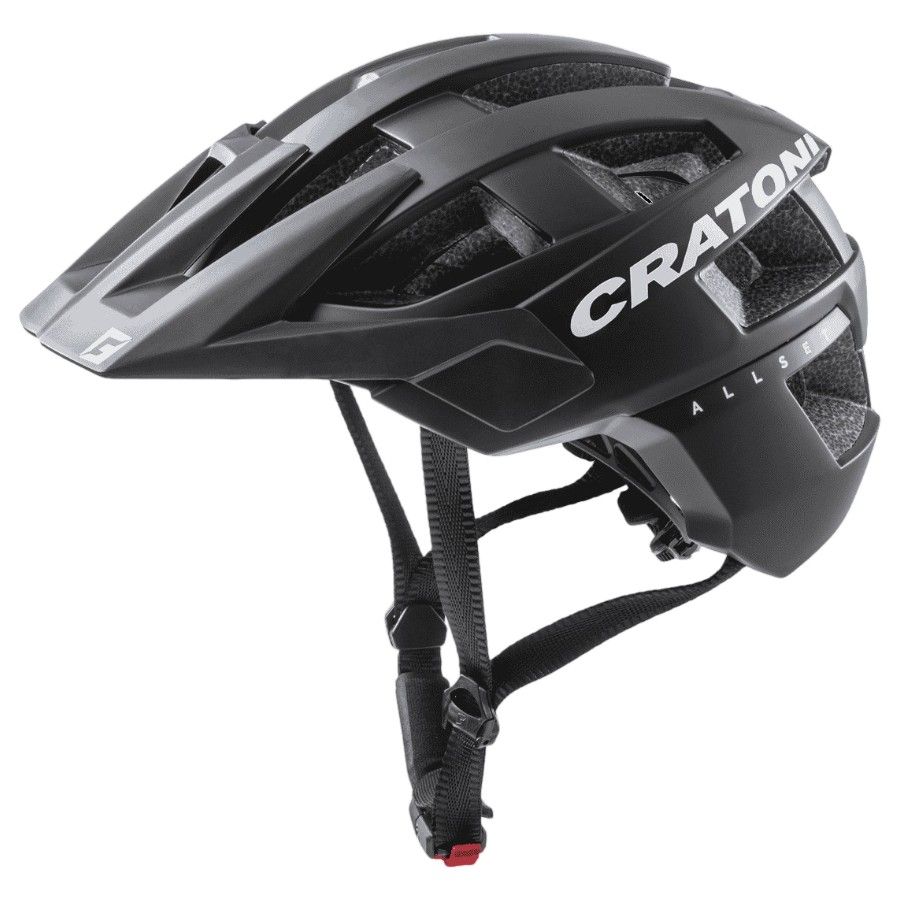 Cratoni Kinder Fahrradhelm AllSet, Black Matt, S-M, 110601D1