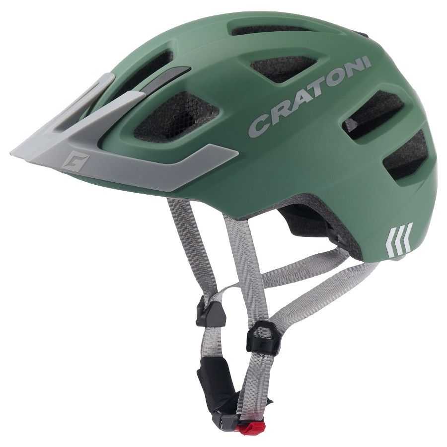Cratoni Maxster Pro, Fahrradhelm, matt grün