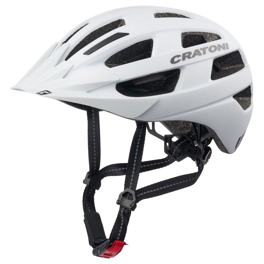 Cratoni Velo-X Helm White Matte Kopfumfang M/L | 56-60cm 2020 Fahrradhelm