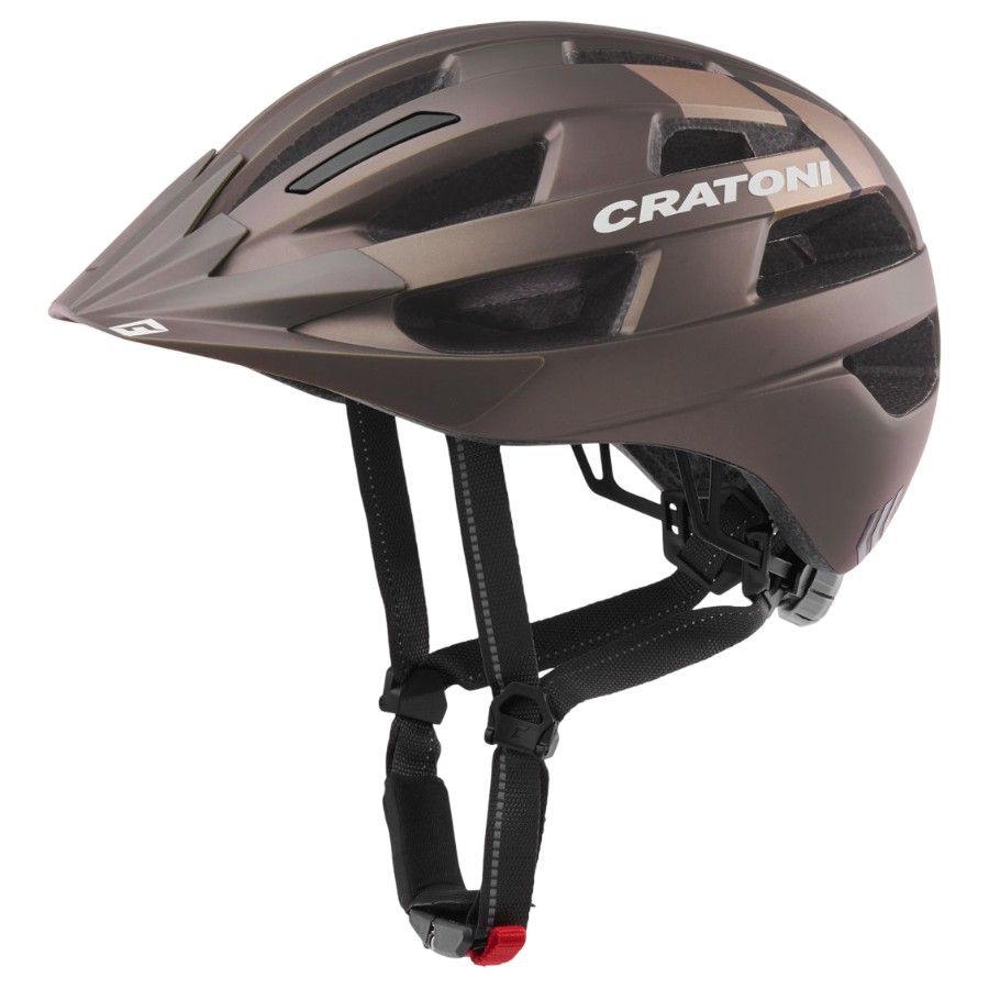 CRATONI City - Fahrradhelm Velo-X braun metallic matt