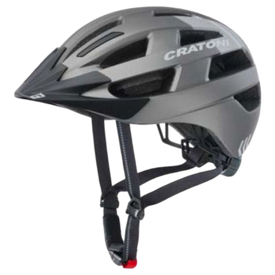 Cratoni Velo-X, Fahrradhelm, Mattgrau