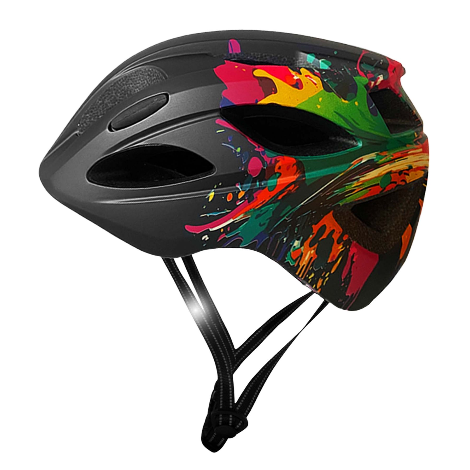 Crazy Safety Cool Splash, Fahrradhelm, Junior, schwarz