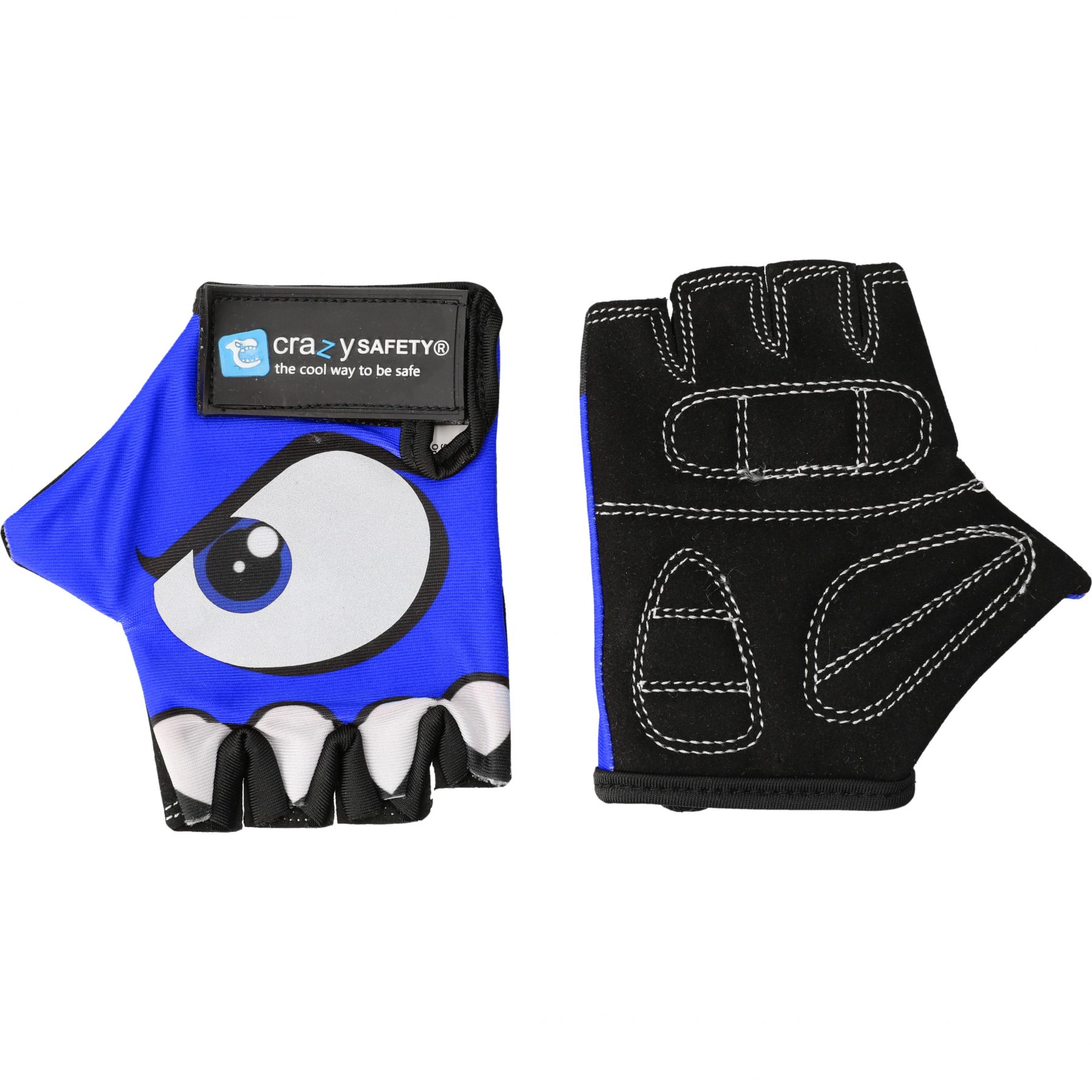 Crazy Safety, Fahrradhandschuhe, Junior, blau