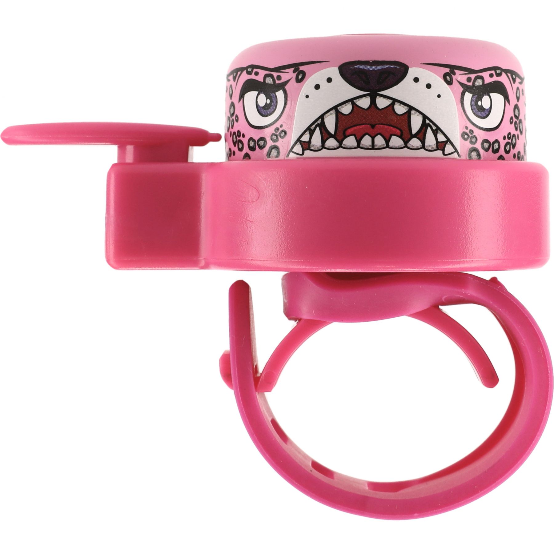 Crazy Safety Leopard, Klingel, pink